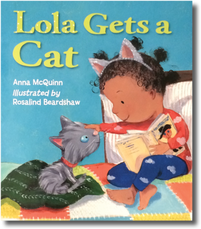Lola Gets A Cat (600x529), Png Download
