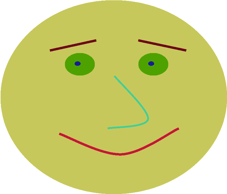 Cartoonface 20140322 - Smiley (1024x768), Png Download