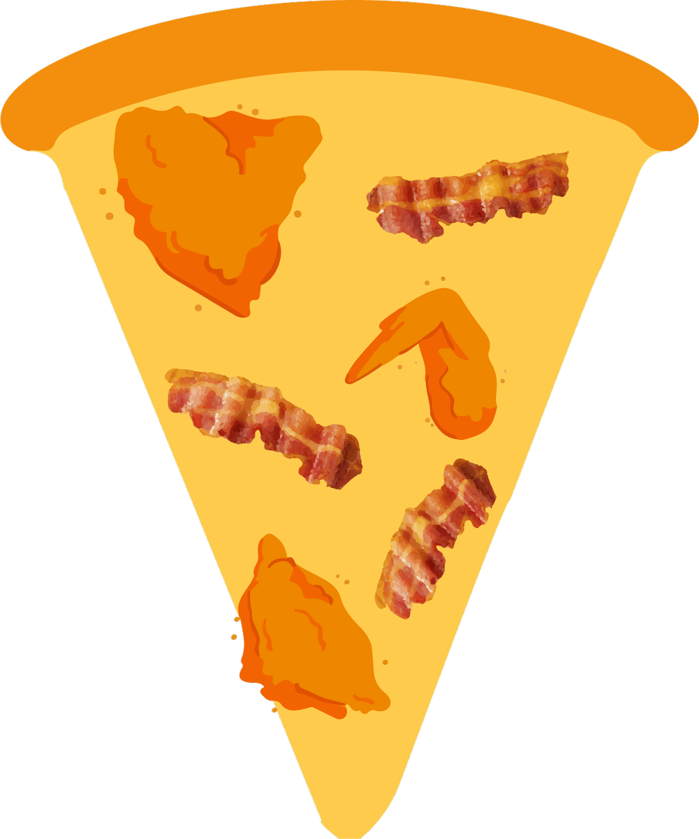 Strip Of Bacon (1001x1200), Png Download