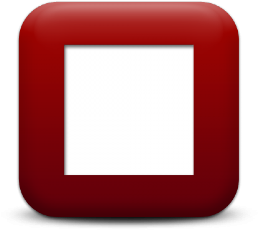 Square Red Icon Png (640x480), Png Download