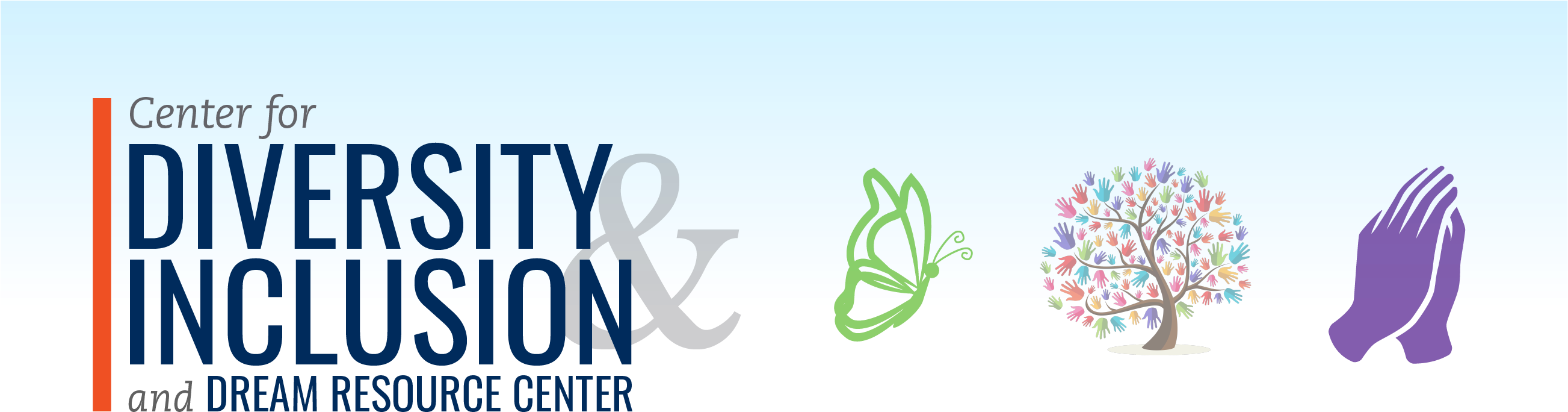 Center For Diversity And Inclusion Web Banner Utrgv - Graphic Design (2605x834), Png Download