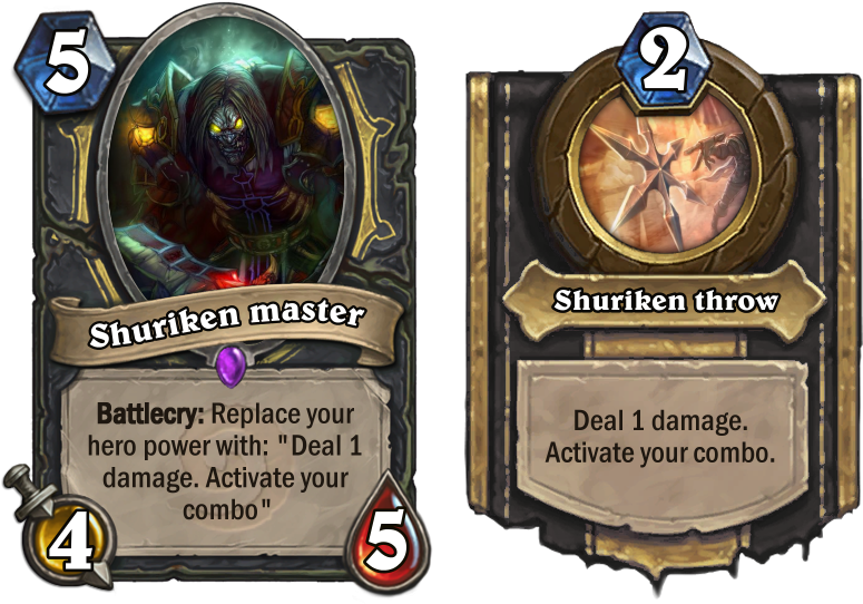 Shuriken Master - Zul Jin Hero Power (800x543), Png Download