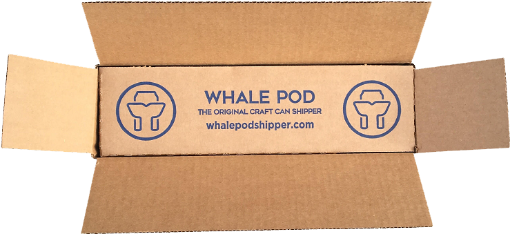 4 Pack Whale Pod Shipper Whale Pod Shipper - Envelope (746x746), Png Download