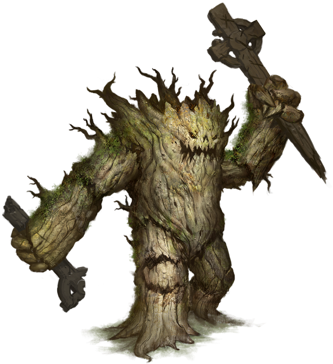 Murderous Cúlaítar, Beast Of Lagáin Forest - Tree Beast (687x750), Png Download