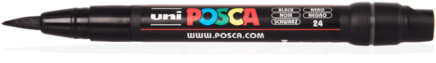 The Soft Brush Tip Of The Pcf-350 Is Ideal For Calligraphy - Calligraphy (1000x338), Png Download