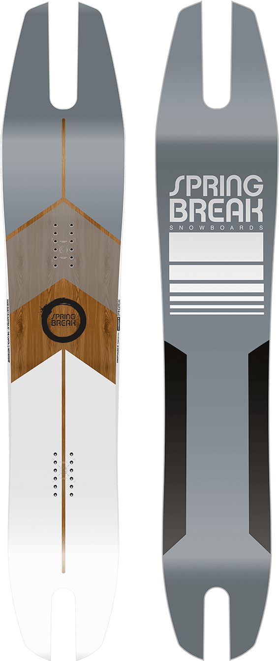 Spring Break 166 Powder 2019 Snowboard - Spring Break Catamaran Snowboard (580x1450), Png Download