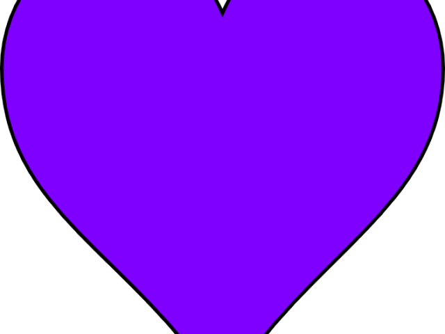 Purple Heart Cliparts (640x480), Png Download