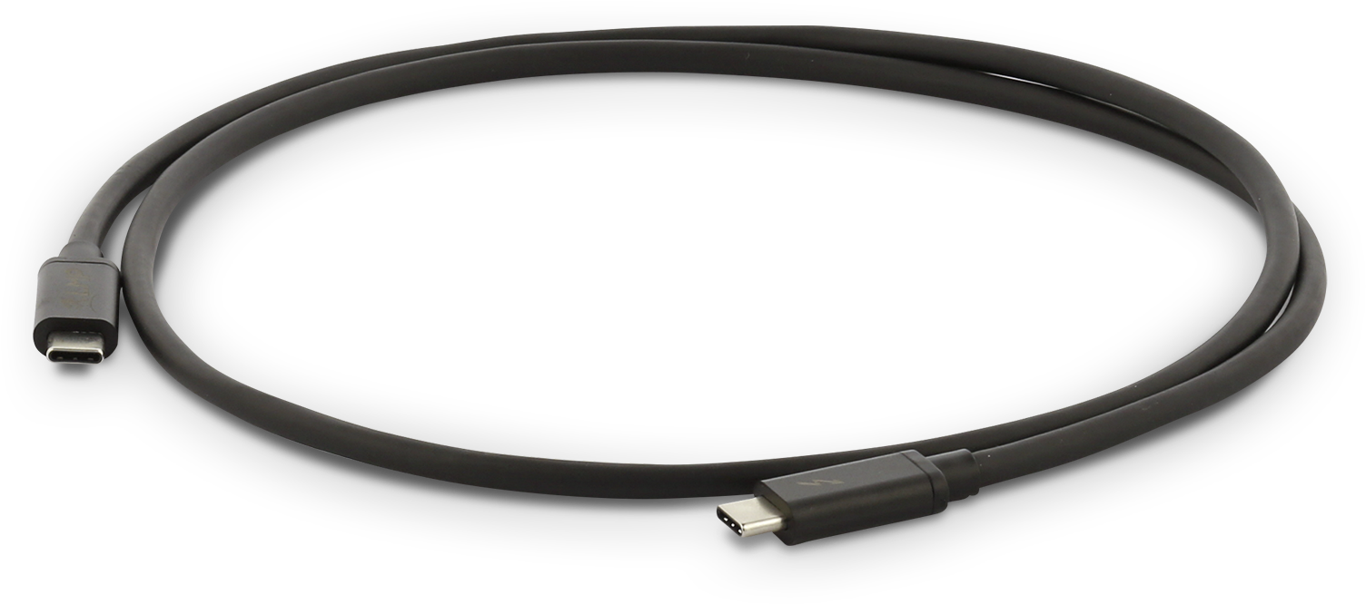 Lmp Thunderbolt 3 Cable, Passive - Coaxial Cable (1900x665), Png Download