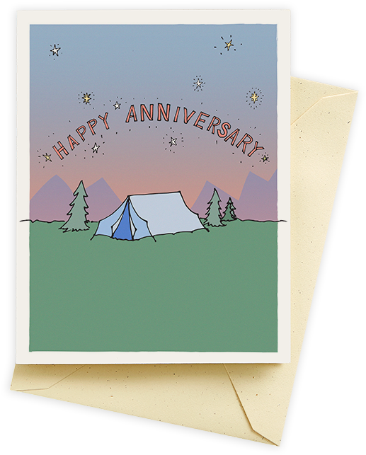Camping Card[an 2001 Ea] - Visual Arts (600x777), Png Download