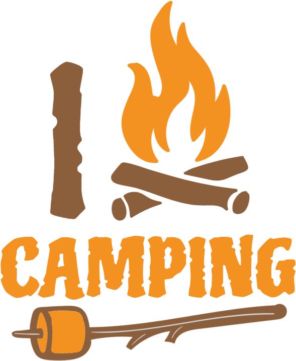 I Love Camping - Love Camping (600x737), Png Download