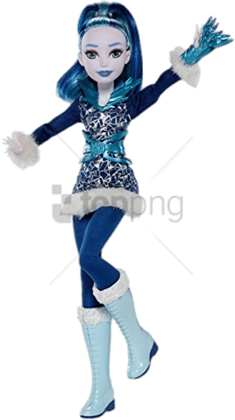 Download Dc Super Hero Girls Frost Action Figure Clipart - Frost Dc Superhero Girl (480x855), Png Download