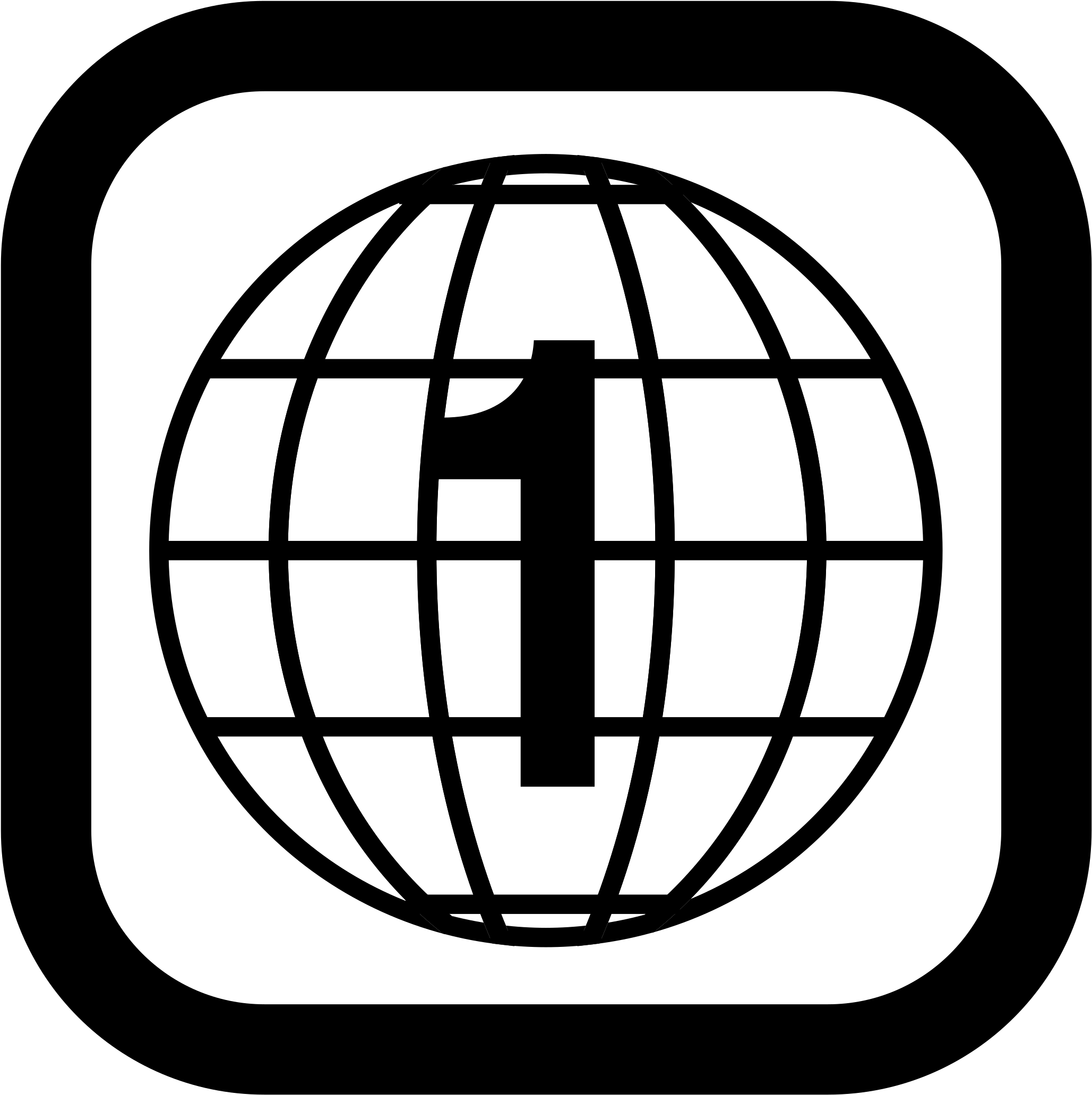 Dvd Regional Code 1 Logo Png Transparent - Region 1 Dvd Logo (2400x2400), Png Download
