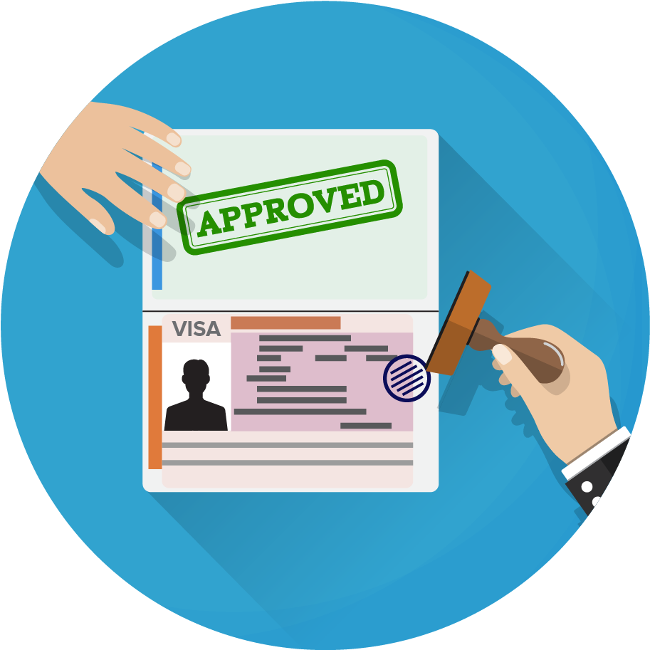 Receive Visa - Vector Passport (1251x1251), Png Download