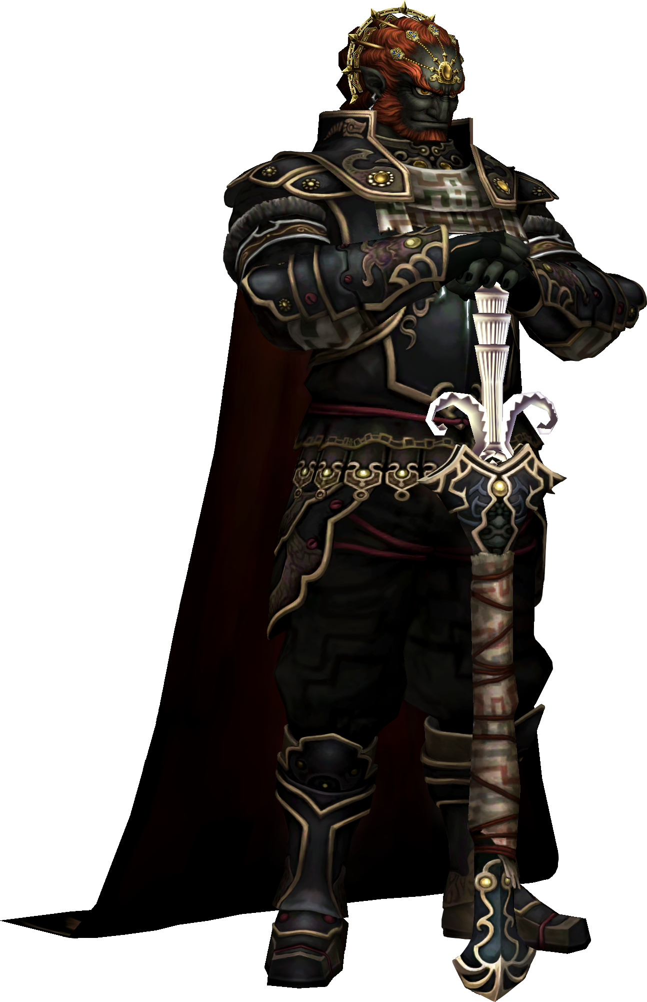 It's Also Not On His Tphd Artwork - Ganondorf Zelda Twilight Princess (1294x2002), Png Download