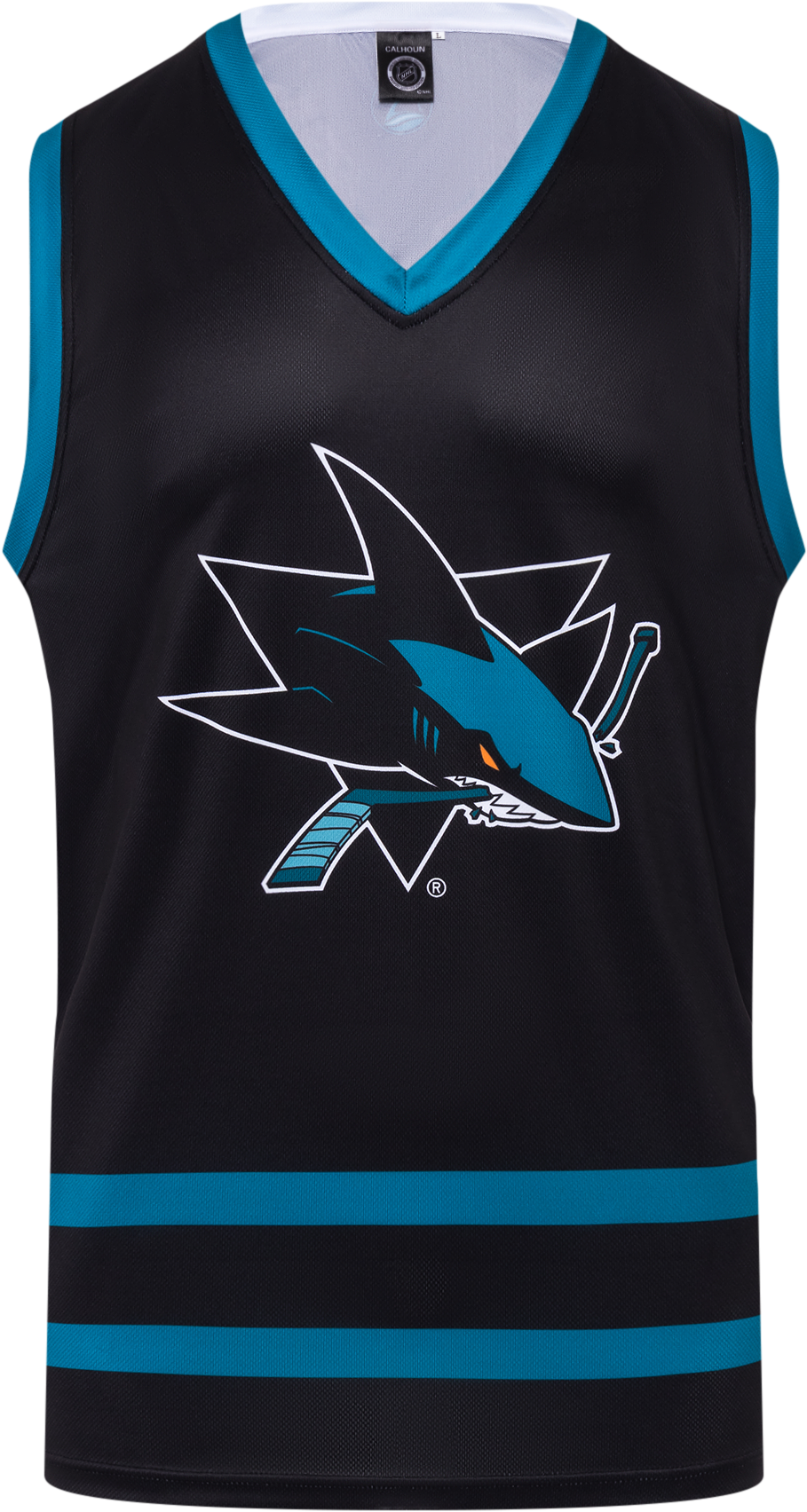 San Jose Sharks Alt Hockey Tank - Active Tank (1500x2000), Png Download