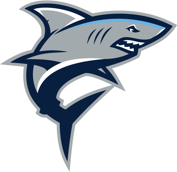 Hammerhead Logos Shark Logo - Colgan High School Sharks (864x864), Png Download