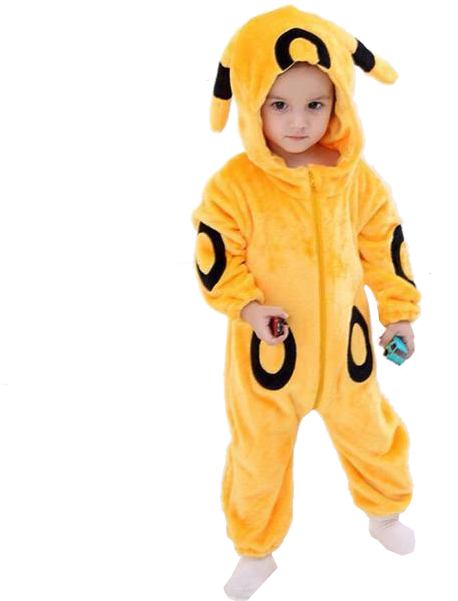 Kids Yellow Umbreon Onesies - Costume (600x600), Png Download