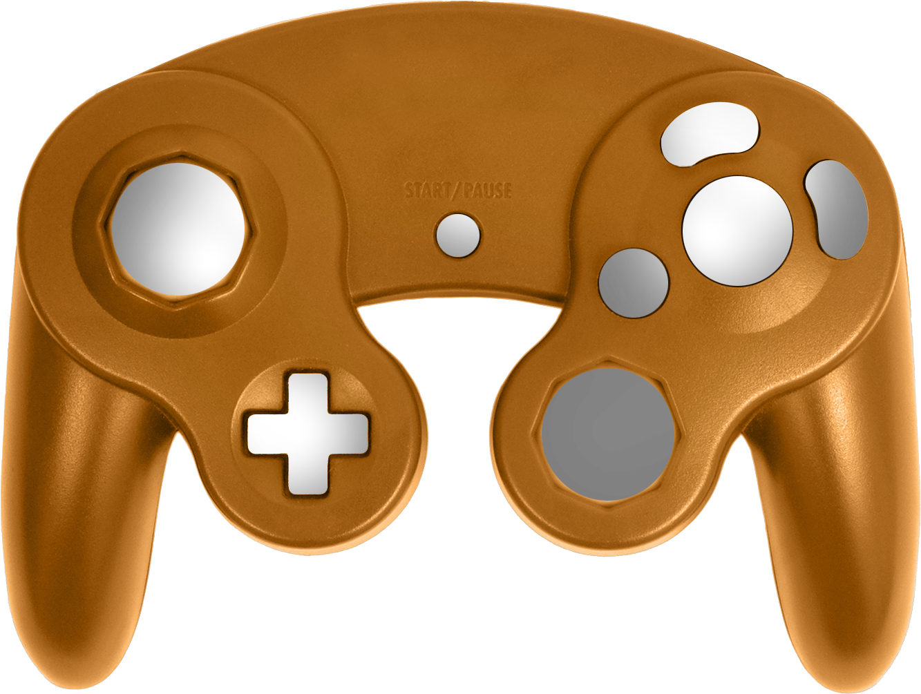 Copper Gamecube Shell - Nintendo Gamecube Controller Purples 2018 (3536x1417), Png Download