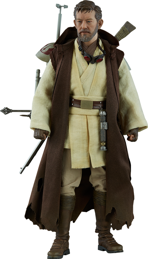 Sideshow Collectibles Obi-wan Kenobi Sixth Scale Figure - Obi Wan Kenobi Png (480x841), Png Download