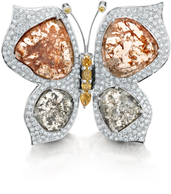 Monarch Butterfly Ring - Earrings (600x600), Png Download