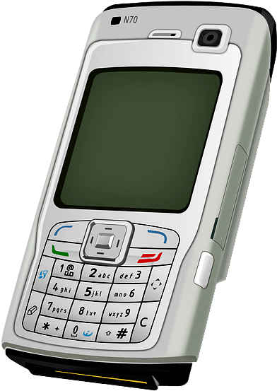 Celular Em Png - Mobile Phone Clipart (521x640), Png Download