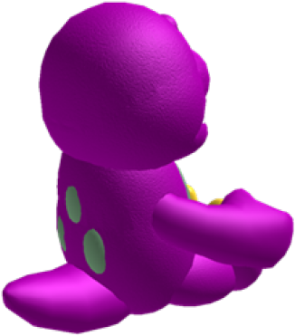 Doll Clipart Barney - Barney Doll Roblox (640x480), Png Download