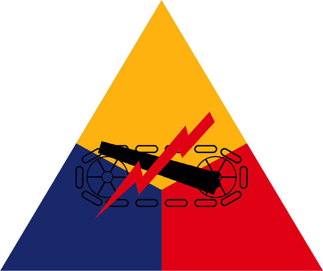 Armored School & Chief Of Armor - 7th Armoured Division Us (1118x940), Png Download