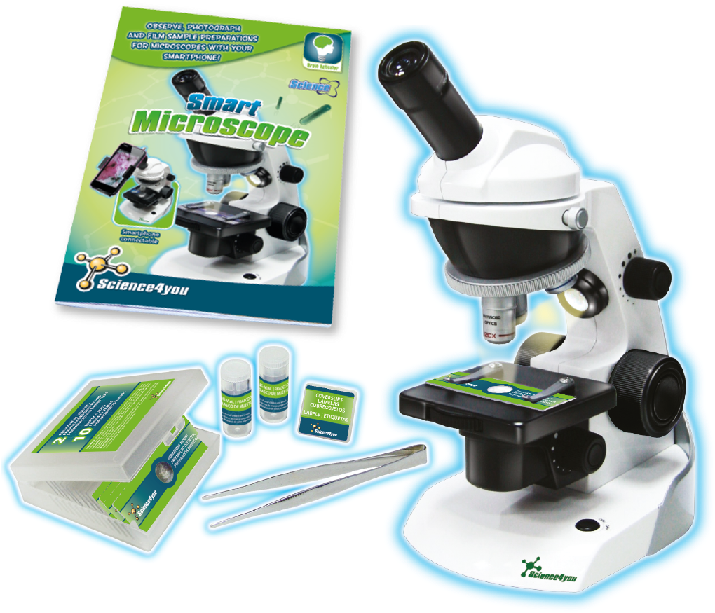 Scientific Toy Microscope Content - Microscope Super Hd 360 (1021x902), Png Download