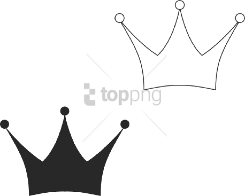 Free Png Download Coroa Molde Png Images Background - Molde Coroinha De Eva (850x682), Png Download