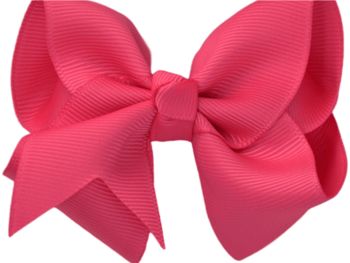 3 Inch Solid Color Hair Bows The Solid Bow - Hair Bow Clipart Png (1368x855), Png Download