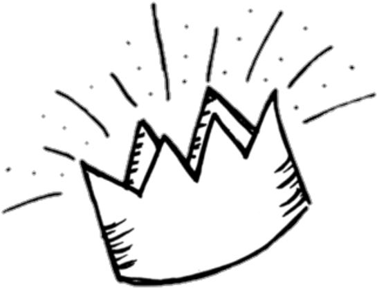 #crown #coroa #tumblr - Crown Png Doodle (1024x687), Png Download