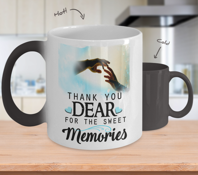 Thank You Dear For The Sweet Memories Color Changing - You Re Awesome Mug (680x600), Png Download