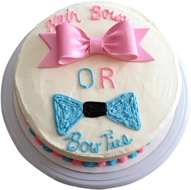 Gender Reveal Ideas Bows And Bow Ties (736x981), Png Download