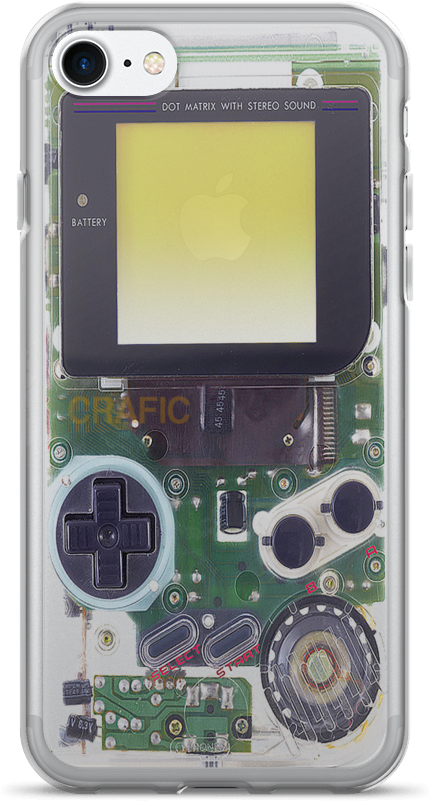 Game Over Clear Iphone 7/7 Plus Case Iphone 7 Plus - Iphone 7 Game Case (1000x1000), Png Download