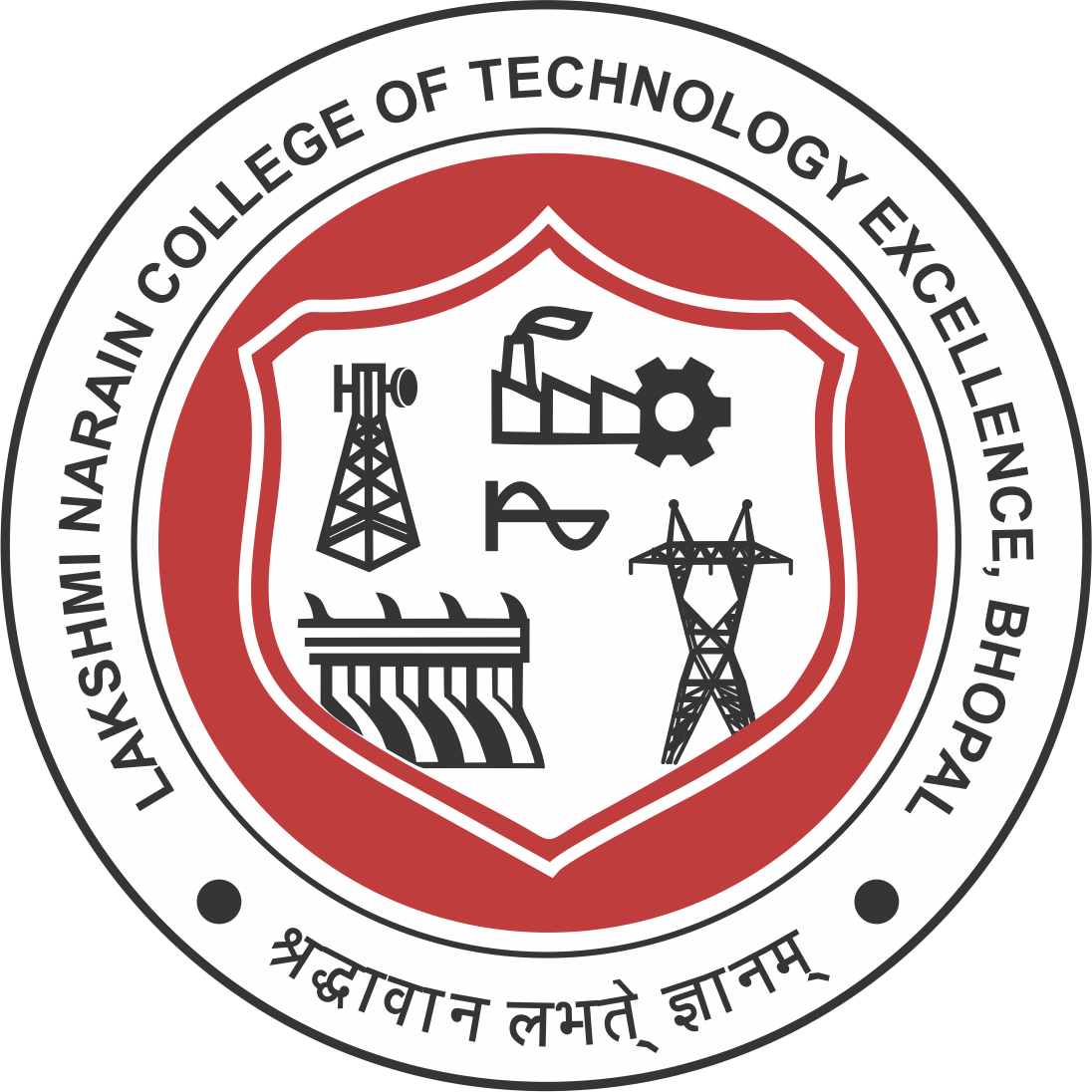 Lakshmi Narain College Of Technology Excellence - Lakshmi Narain College Of Technology And Science Bhopal (1096x1096), Png Download