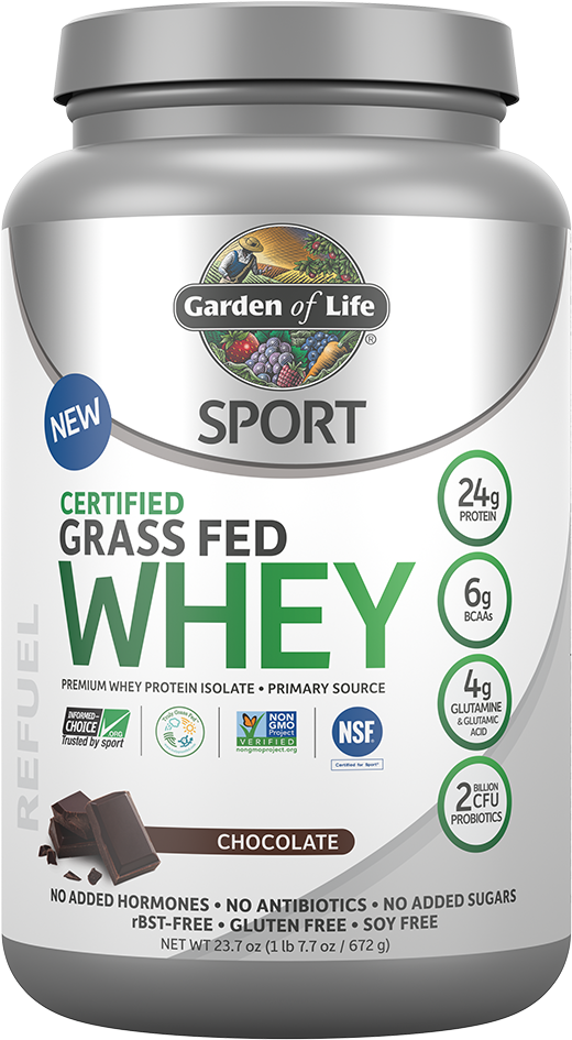Garden Of Life Grass Fed Whey Review (1000x1000), Png Download