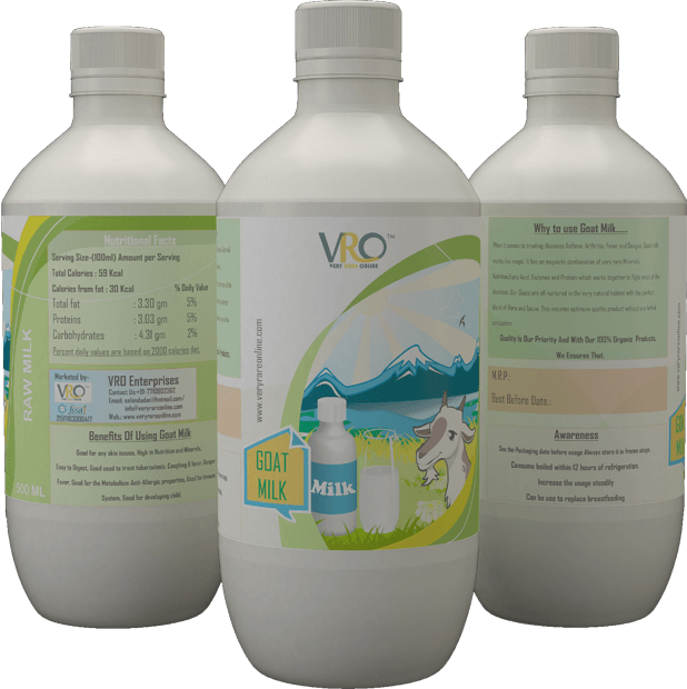 Home / Organic Milk - Liter Of Goat Milk (618x620), Png Download