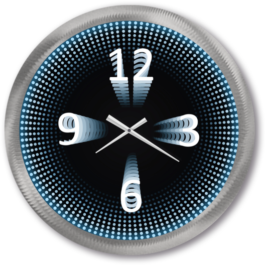"infinity Numbers" - Wall Clock - " - Infinity Light Clock (700x700), Png Download