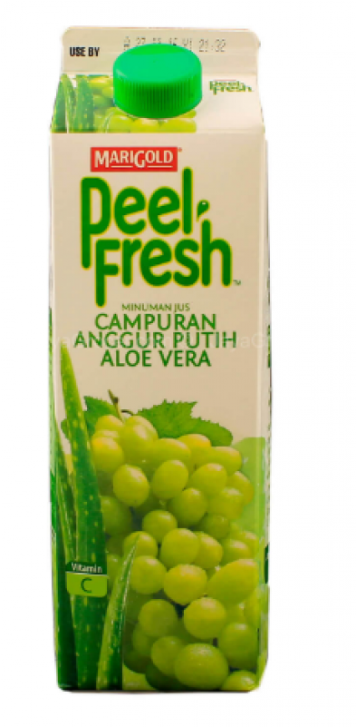 Marigold Peel Fresh White Grape Aloe Vera 1l-800x800 - Peel Fresh Orange Juice (800x800), Png Download