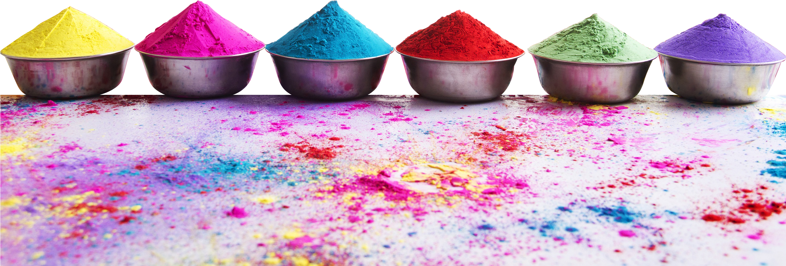 Holi Colours Png (2592x1728), Png Download