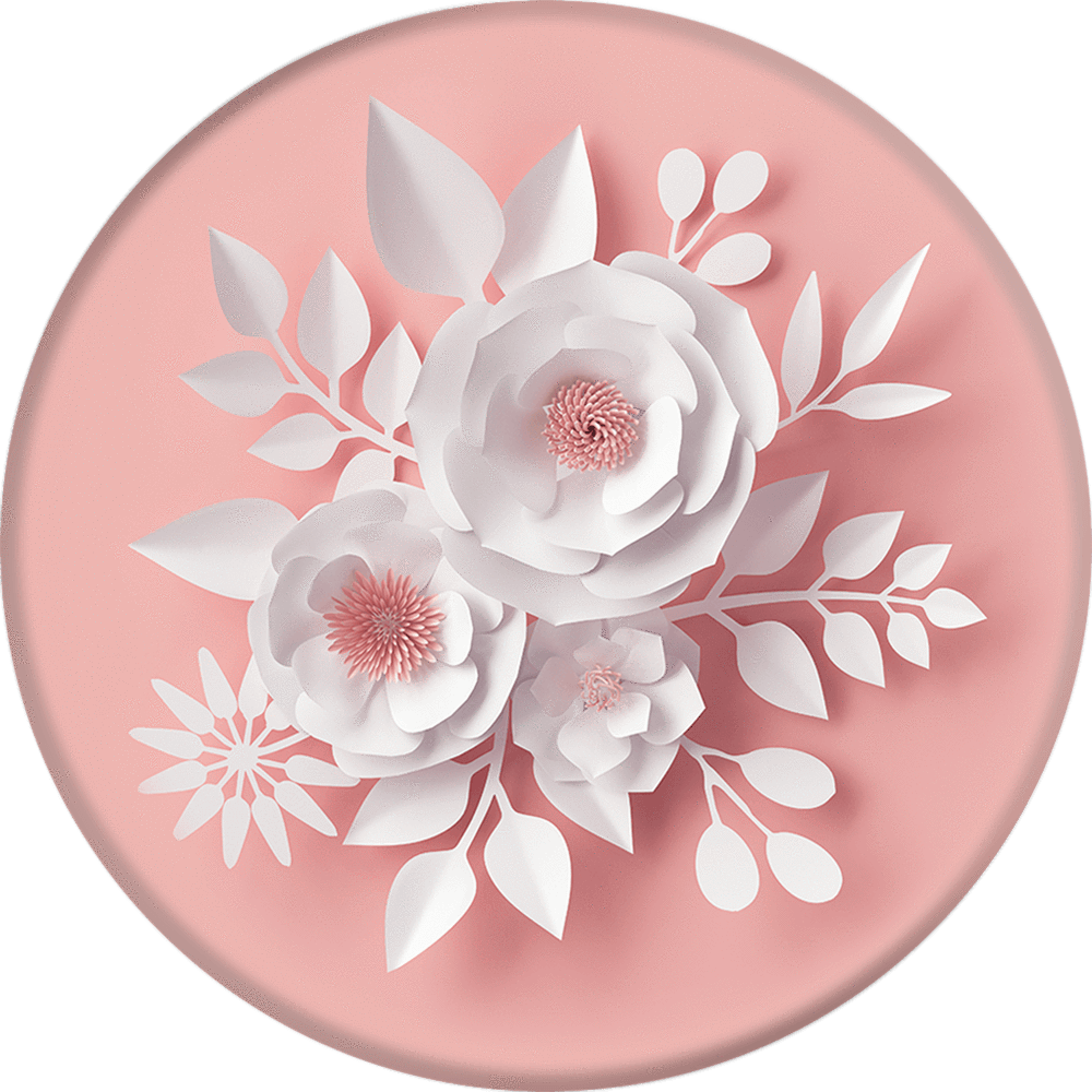 Paper Flowers Popsocket (1000x1000), Png Download