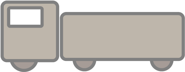 Truck - Icon - Free Material - Railroad Car (640x640), Png Download