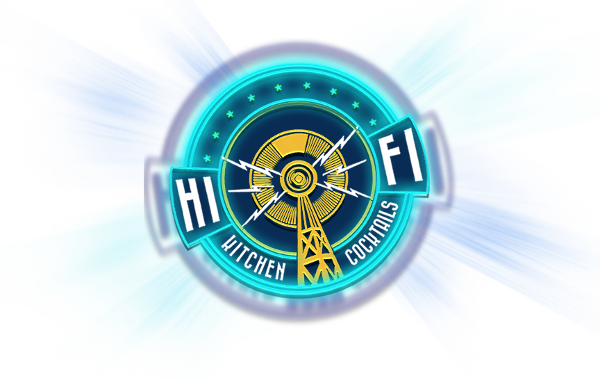 Hi Fi Scottsdale - Hi Fi Kitchen And Cocktails Logo (864x547), Png Download
