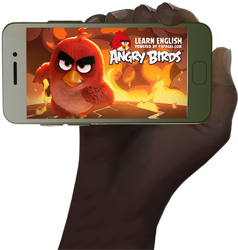 Playfully Learn English With Angry Birds - Angry Birds (600x562), Png Download