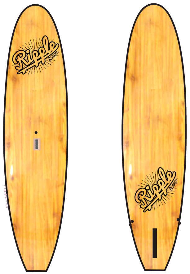 Ripple Boards Ripple Boards - Surfboard (625x883), Png Download