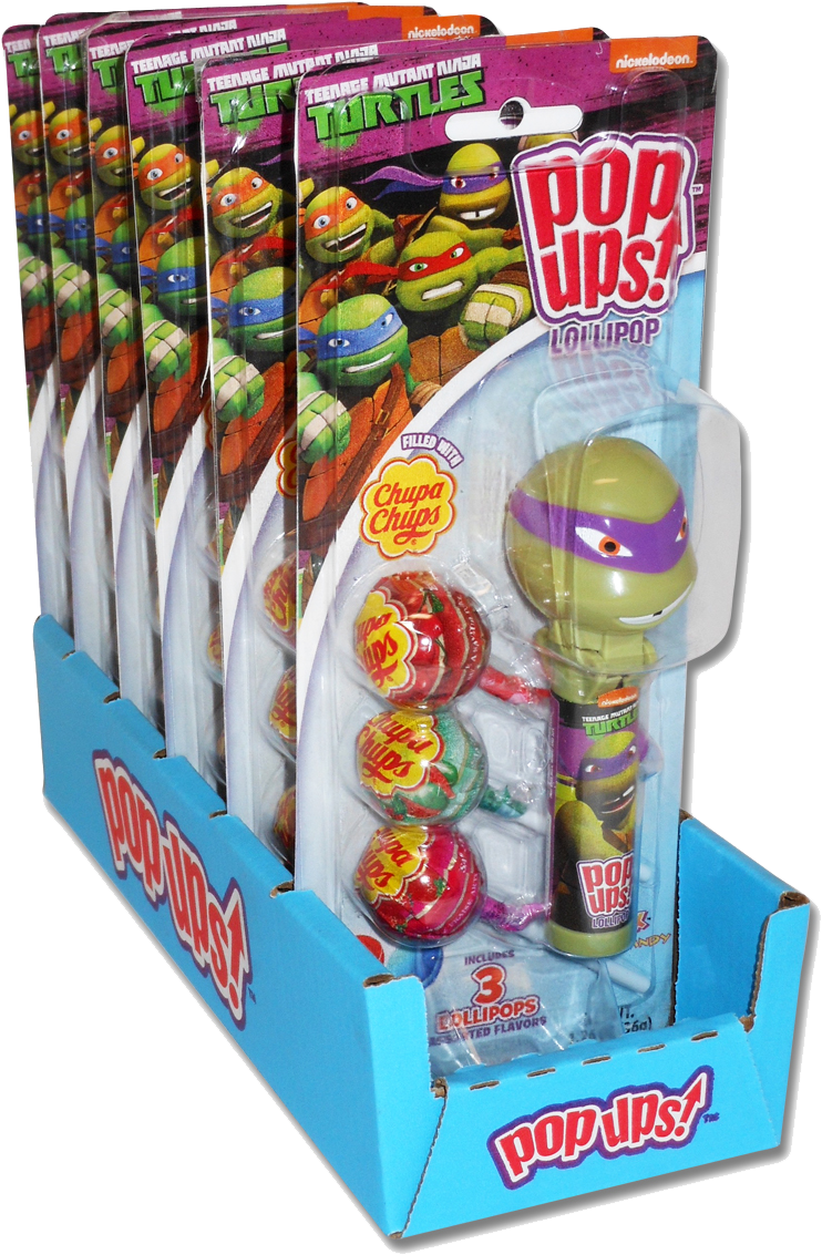Tmnt Pop Ups - Pop Up Candy (796x1200), Png Download