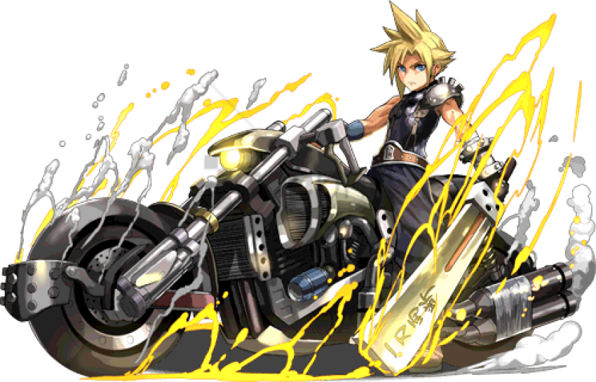 Free Png Download Puzzle And Dragons Final Fantasy - Yamaha V Max Hardy Daytona (850x546), Png Download