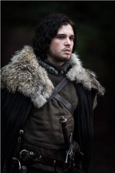 Got18 - Jon Snow At Winterfell (900x599), Png Download