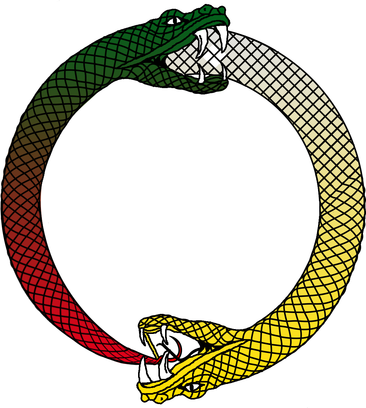 Imagethe Double Ouroboros - Double Ouroboros (2100x1500), Png Download