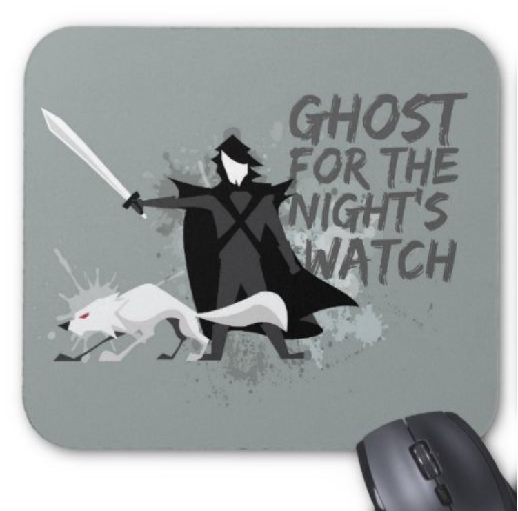 Jon Snow Mousepad - Ghost Fishing (800x992), Png Download